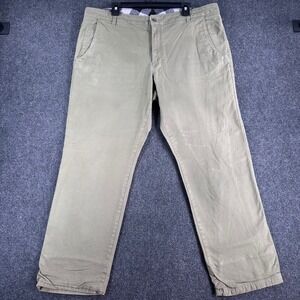 Columbia Pants Mens 38x30 38W 30L Khaki Tan Flannel Lined Regular Fit Outdoor